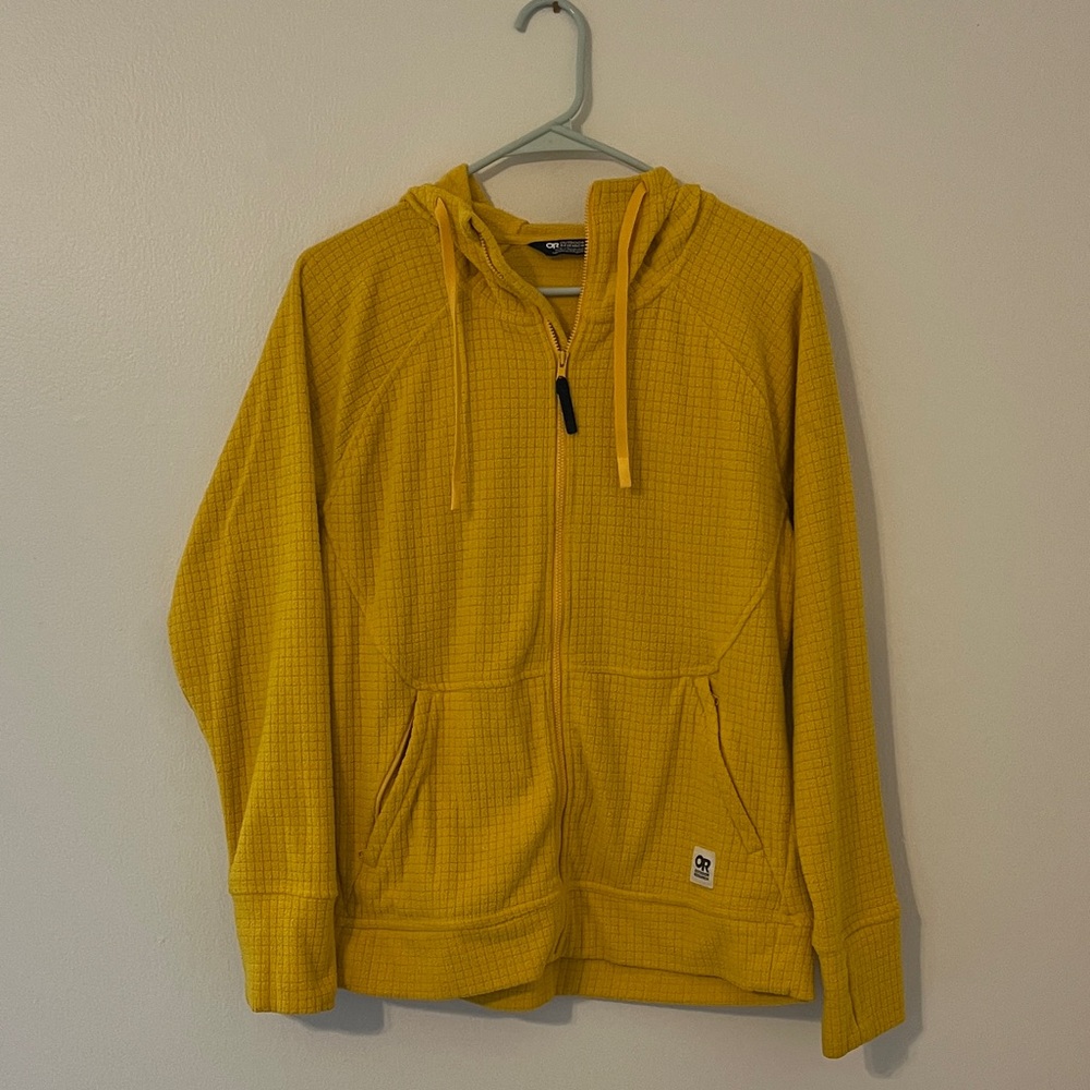 OR Yellow Hooded Fleece